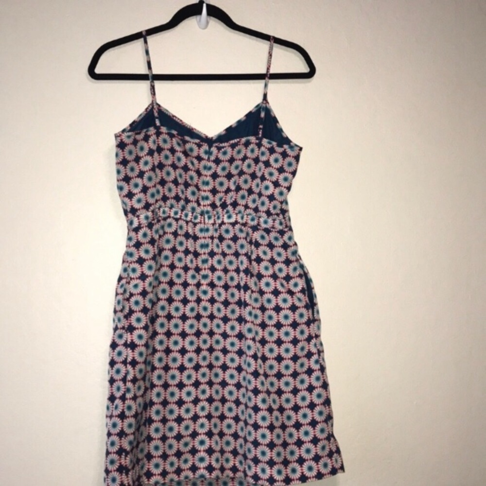 🌺J. CREW🌺RETRO FLORAL MINI  DRESS W/POCKETS🌺 - Picture 5 of 8